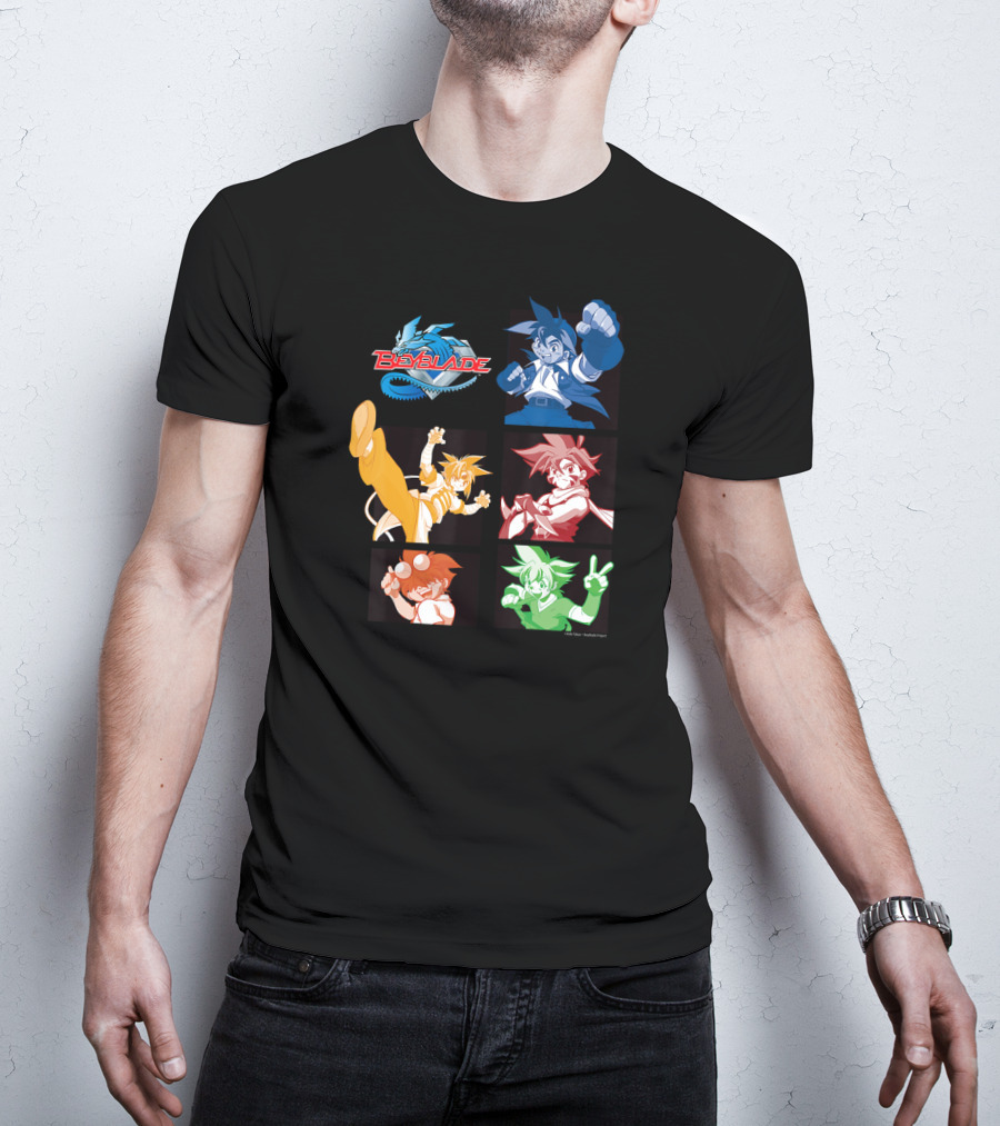 BEYBLADE GENERATION 1 BLADEBREAKERS MONO DARK DRAGON T-Shirt