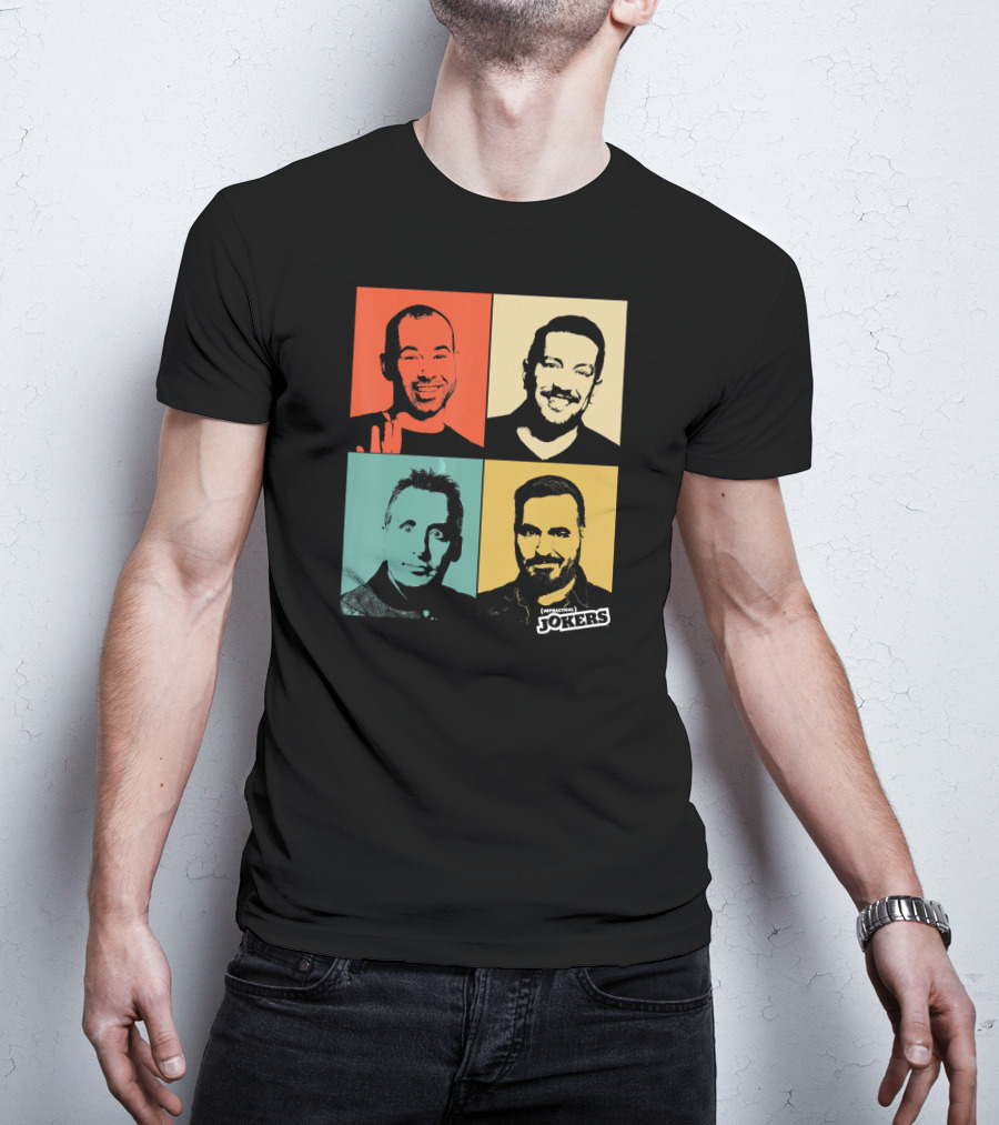 Impractical Jokers Colorful Pop Art Style Portraits T-Shirt