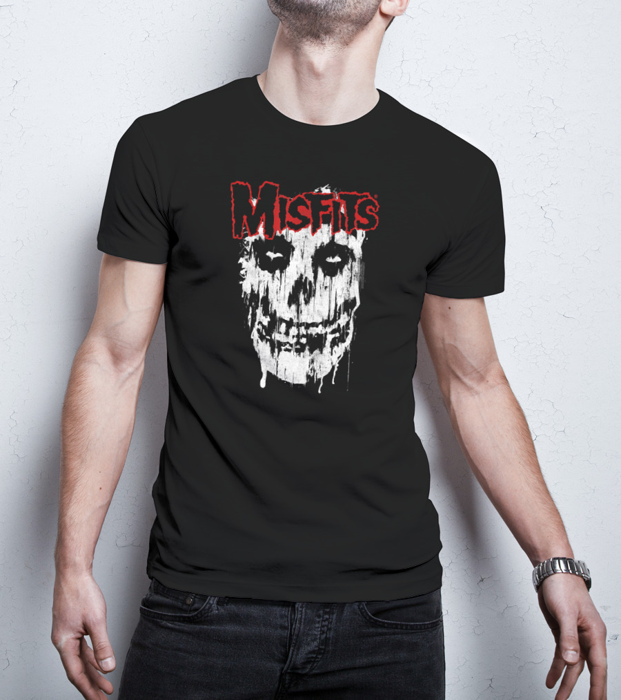 Misfits Crimson Ghost Skull Splatter T-Shirt