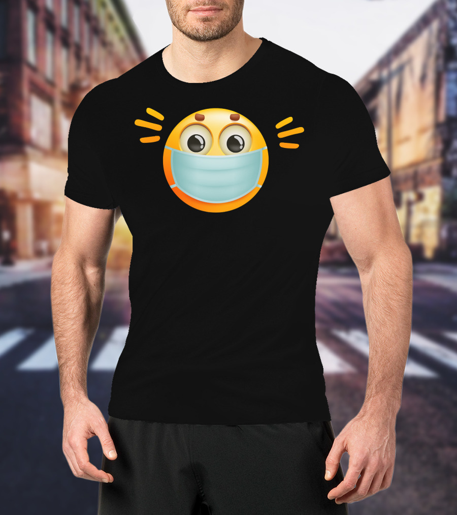 Face Mask Emoji Surgical Health T-Shirt