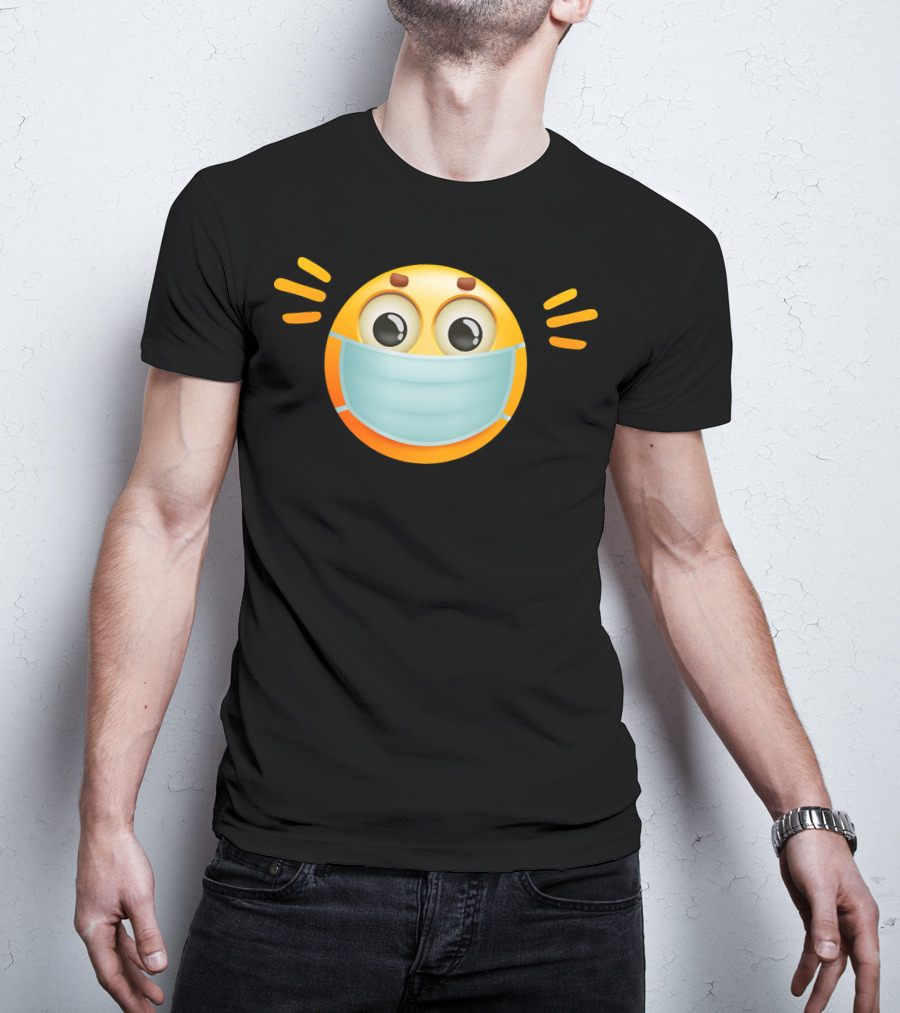 Face Mask Emoji Surgical Health T-Shirt