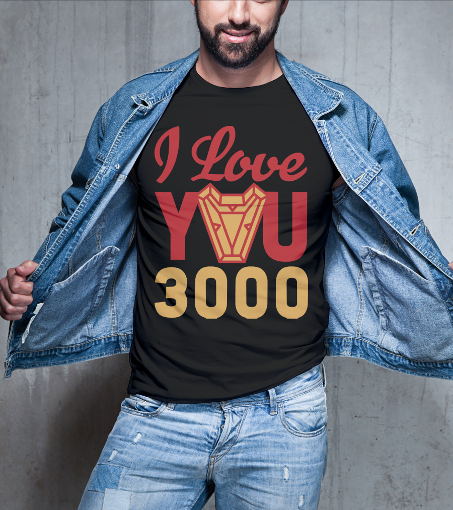 I Love You 3000 Marvel Arc Reactor T-Shirt