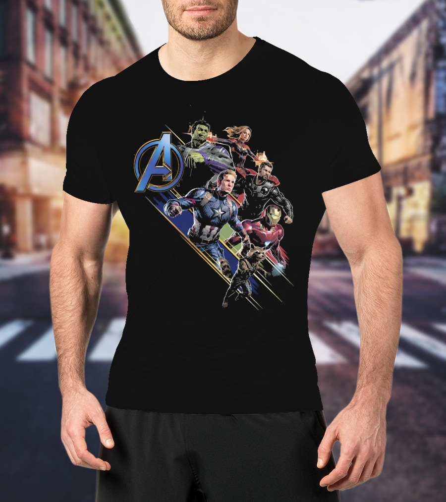 Avengers Marvel Heroes Assemble Iconic Characters T-Shirt