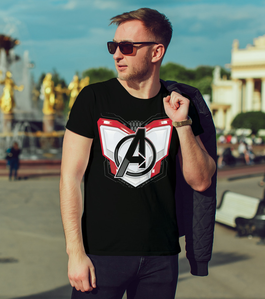 Avengers Logo Quantum Suit T-Shirt