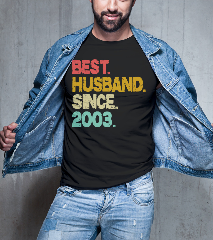 Best Husband Since 2003 Vintage T-Shirt