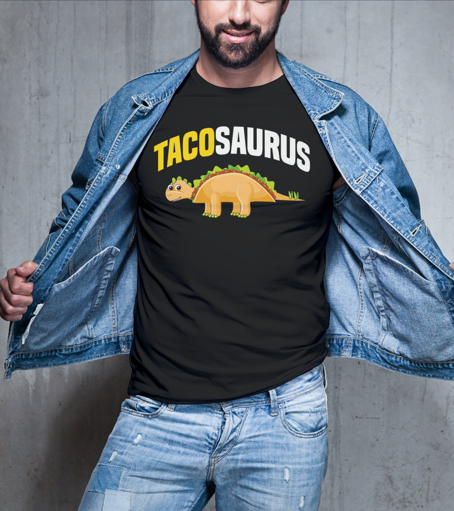 Tacosaurus Funny Dino Taco Lovers Cinco De Mayo T-Shirt
