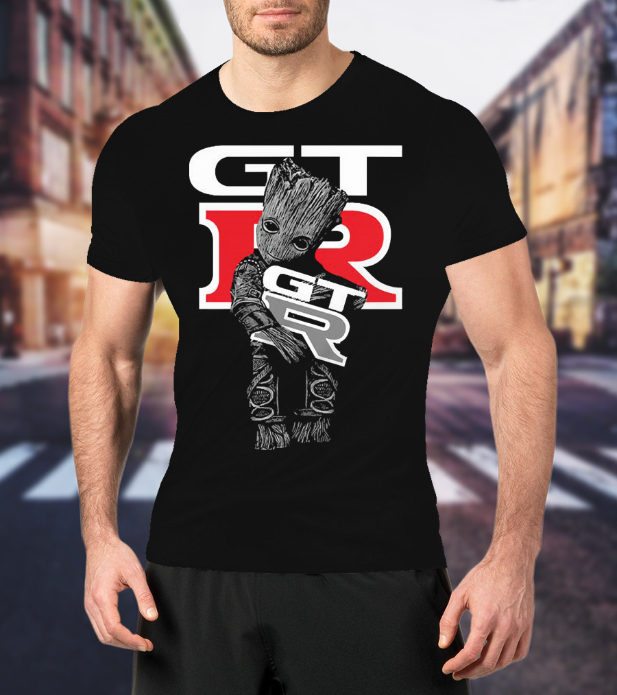 Baby Groot GT-R Hug Iconic T-Shirt