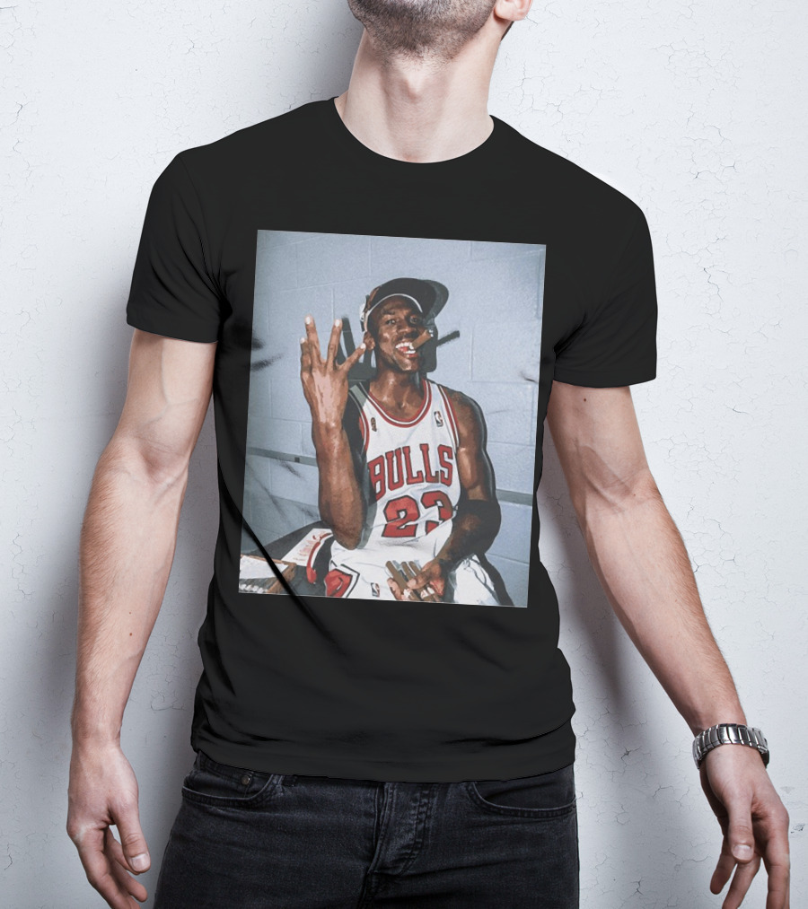 Vintage Michael Jordan Bulls 23 Three Peat T-Shirt