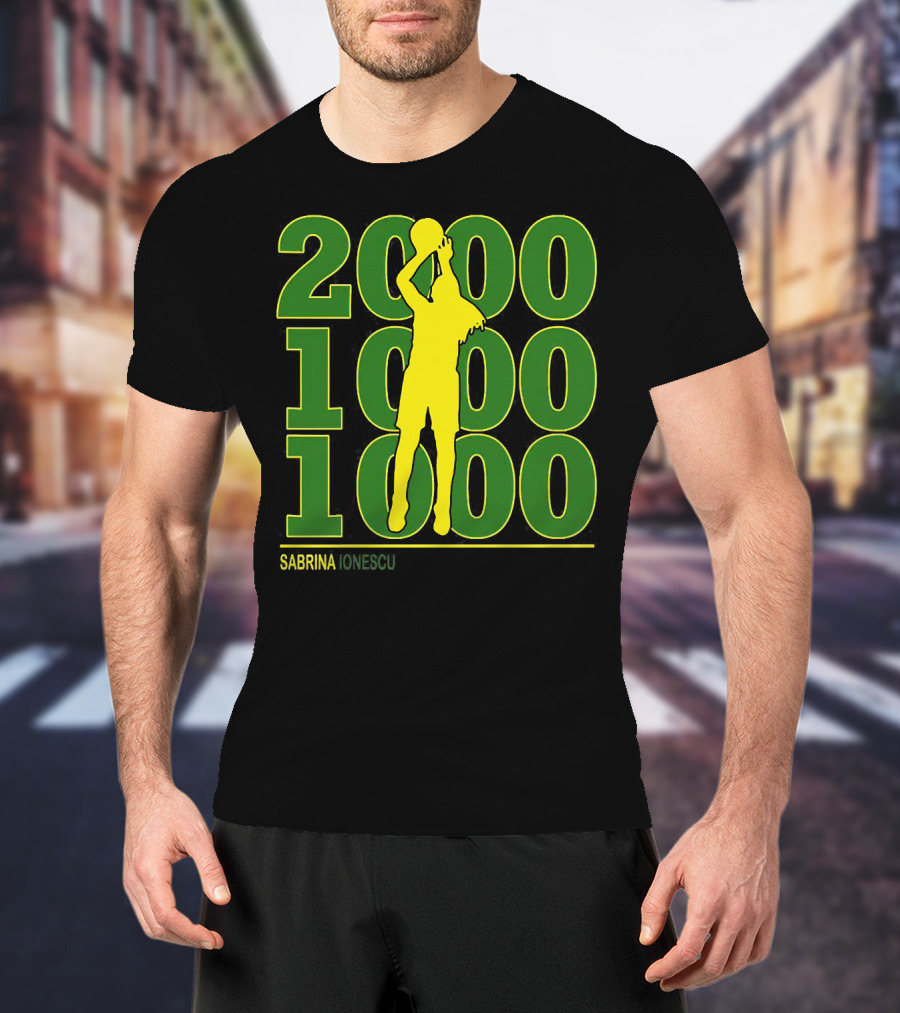 Sabrina Ionescu 2000 1000 1000 T-Shirt