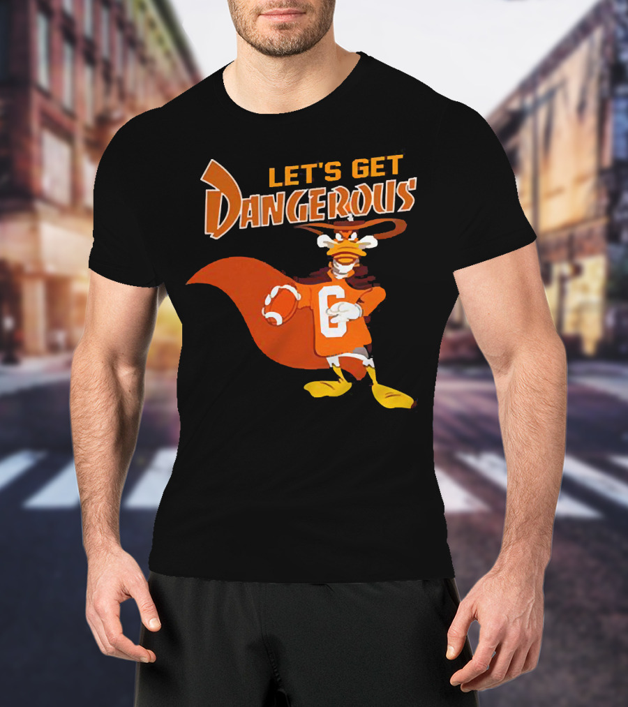 Darkwing Duck Let's Get Dangerous Football T-Shirt