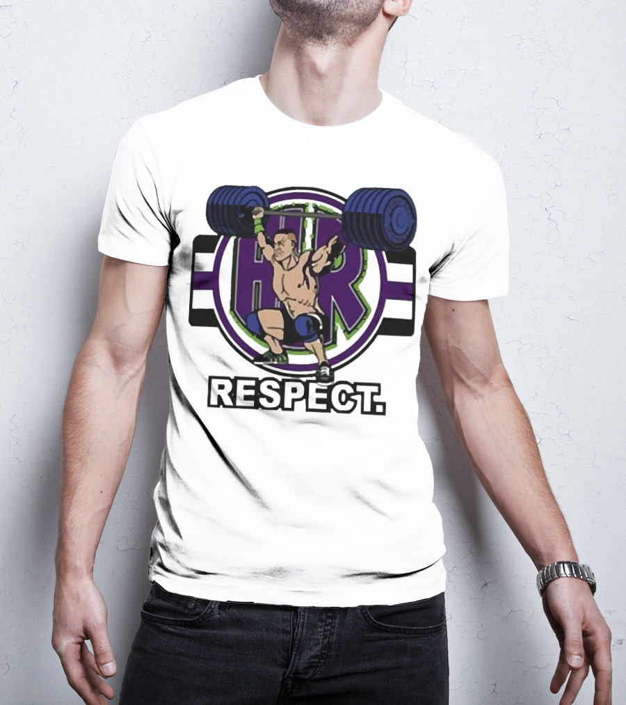 John Cena Cenation HR Respect Weightlifting Champion T-Shirt