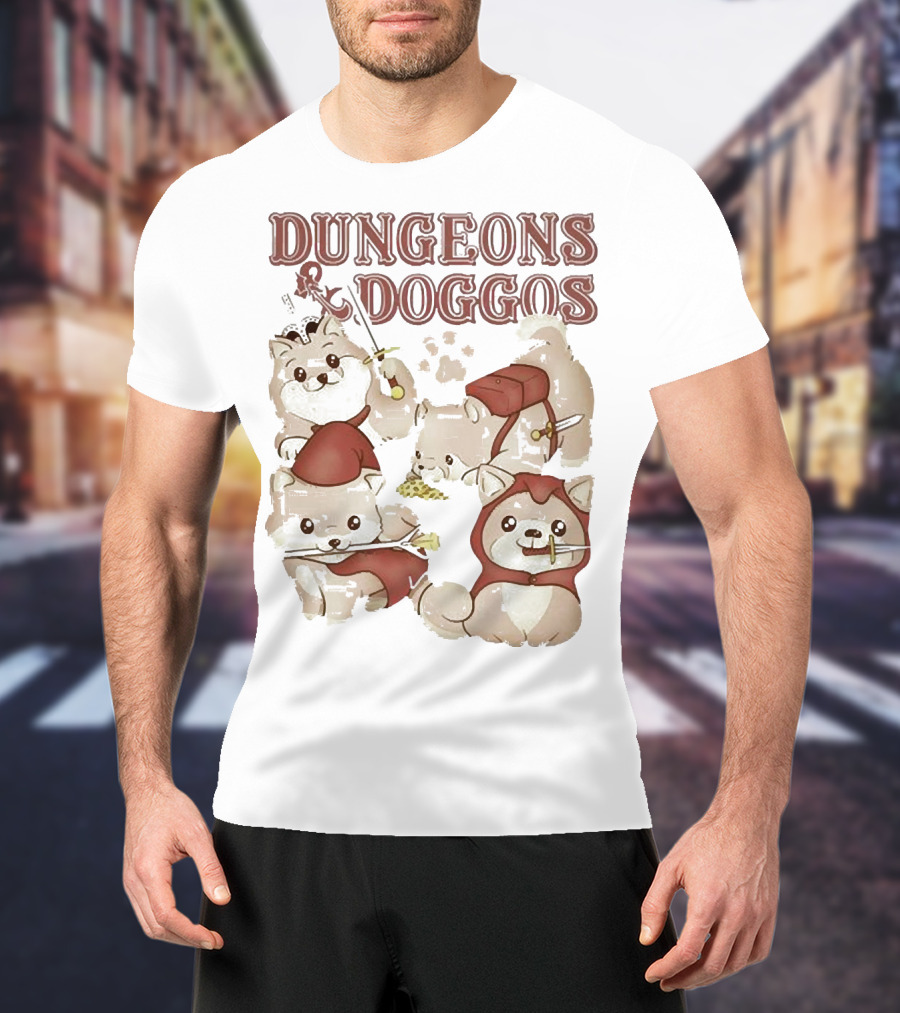 Dungeons And Doggos Adventure Pups T-Shirt
