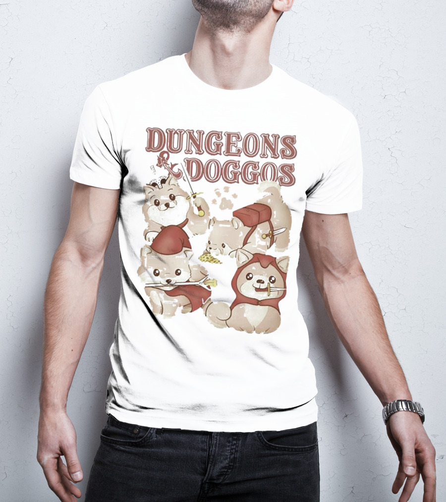 Dungeons And Doggos Adventure Pups T-Shirt
