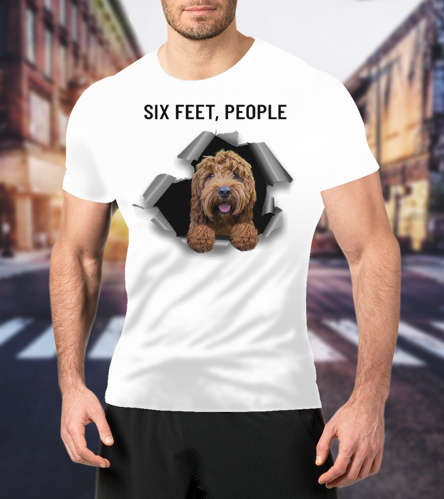 Six Feet People Cockapoo Torn Ripper T-Shirt