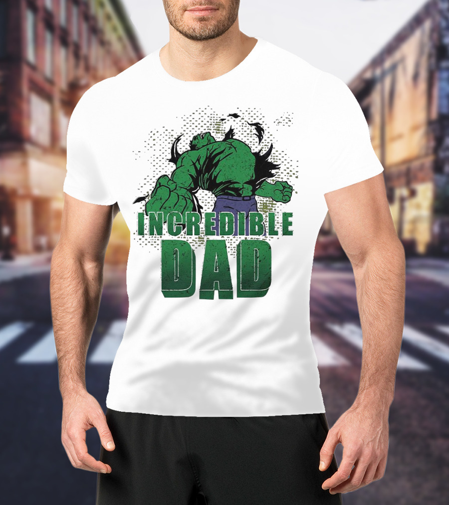 Marvel Hulk Father's Day Incredible Dad Hero T-Shirt