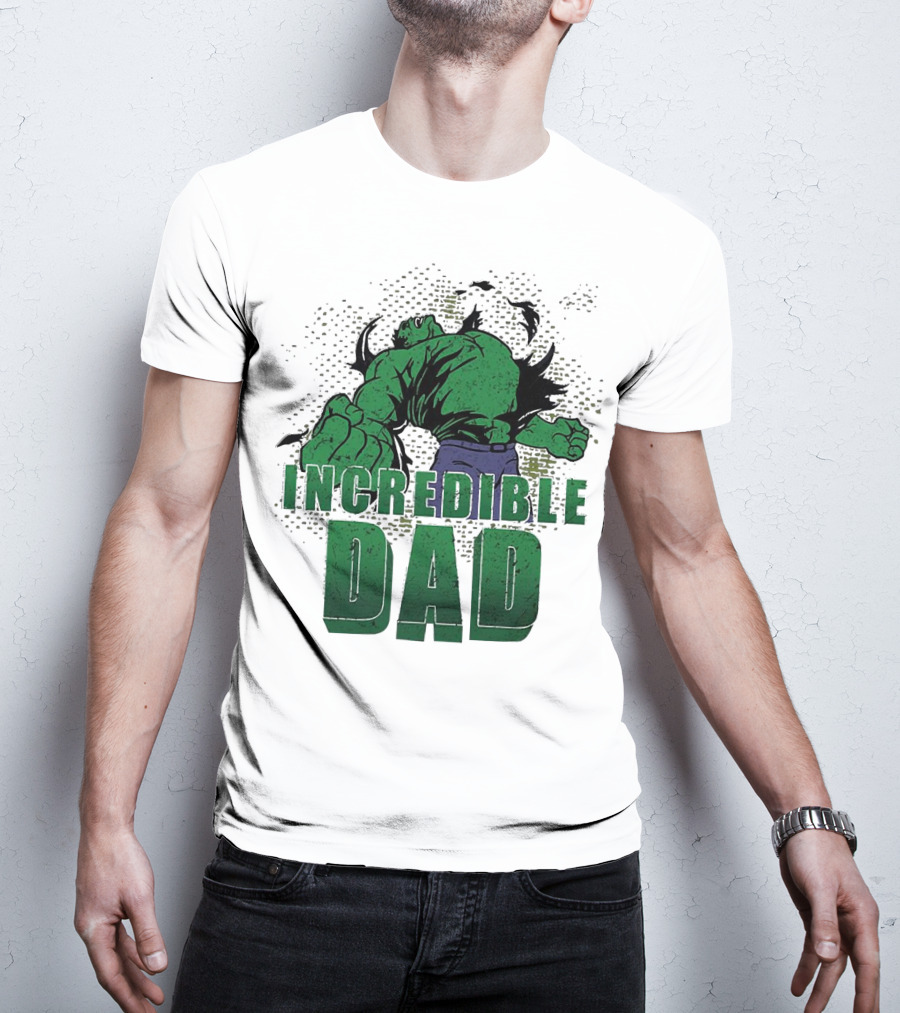 Marvel Hulk Father's Day Incredible Dad Hero T-Shirt