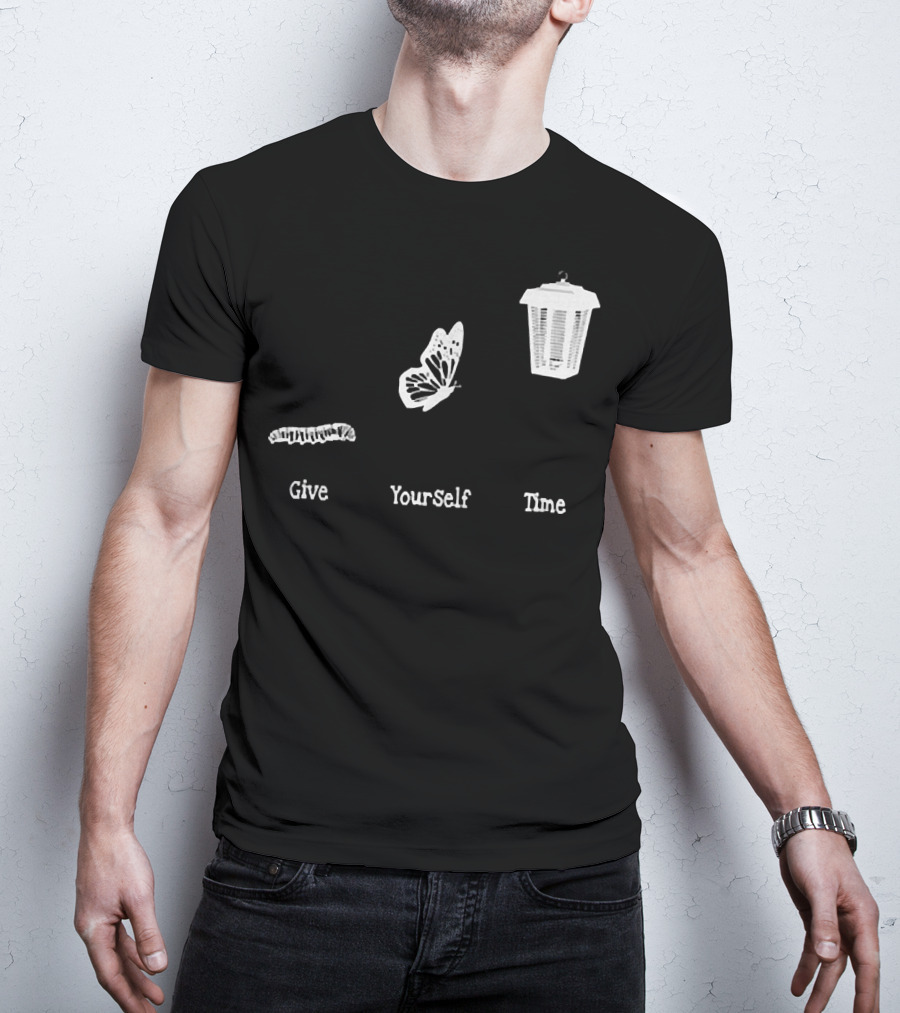 Give Yourself Time Bug Butterfly Lantern T-Shirt