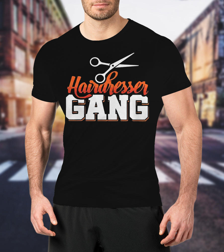 Hairdresser Gang Scissors T-Shirt