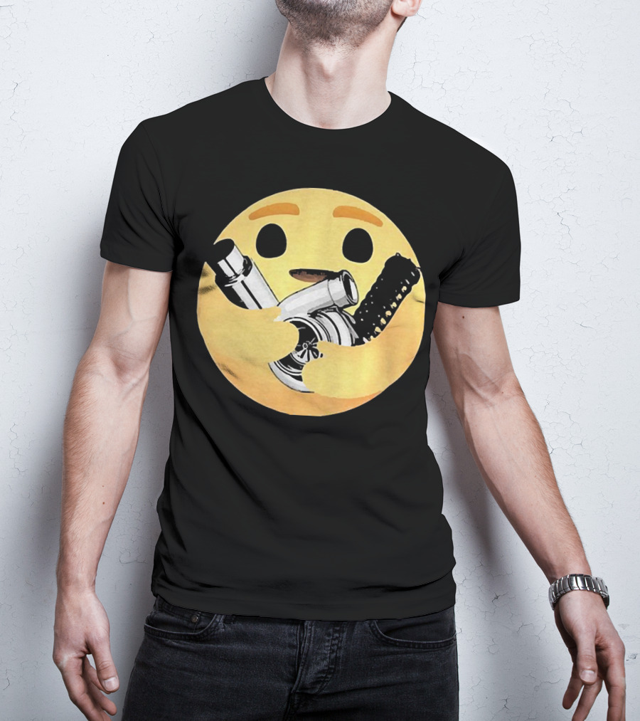 Hugging Emoji Turbocharger Car Enthusiast T-Shirt