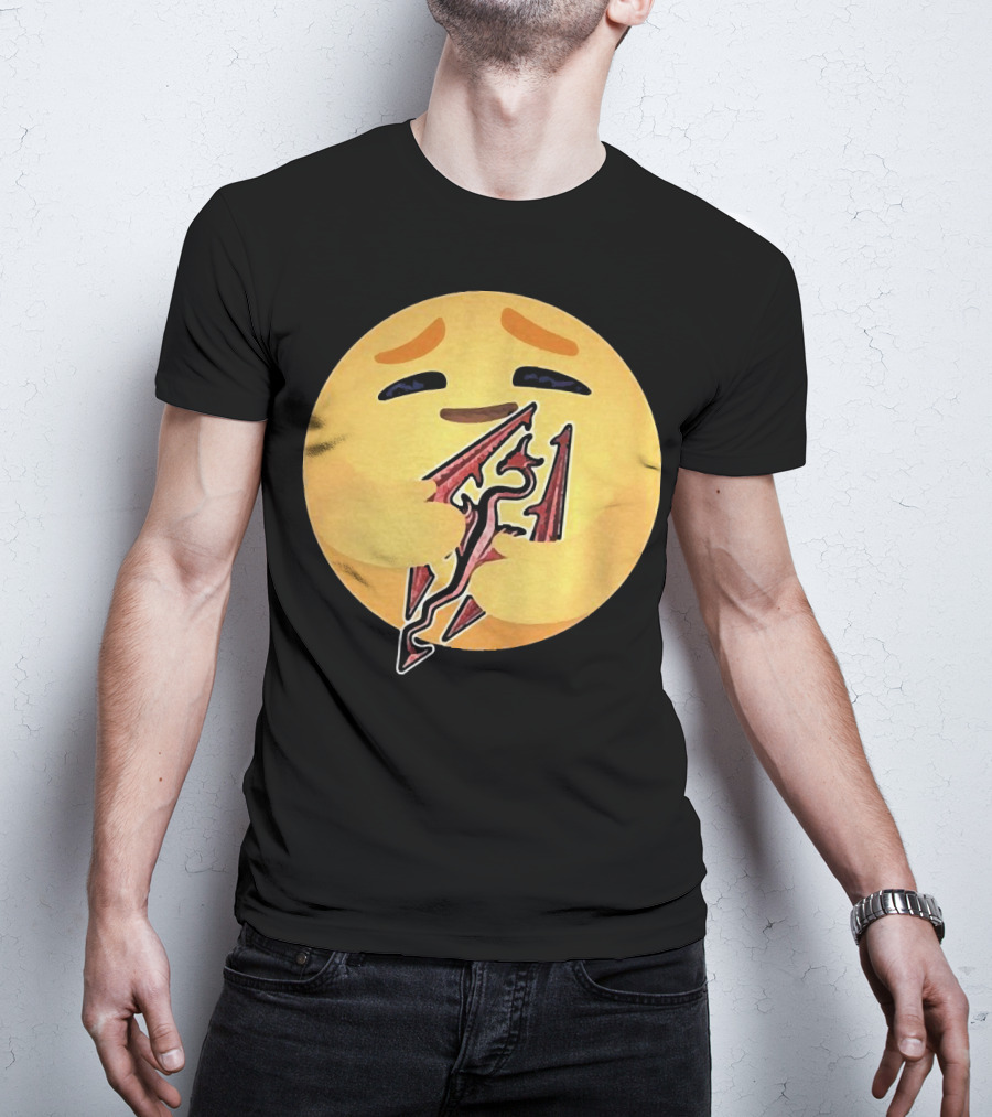 Happy Emoji Hugging Skyrim T-Shirt