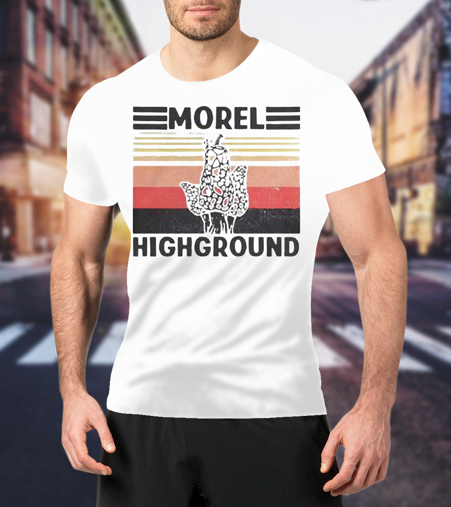 Morel Highground Mushroom Hunter Snail T-Shirt