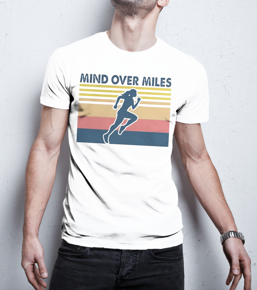 Mind Over Miles Retro Running T-Shirt