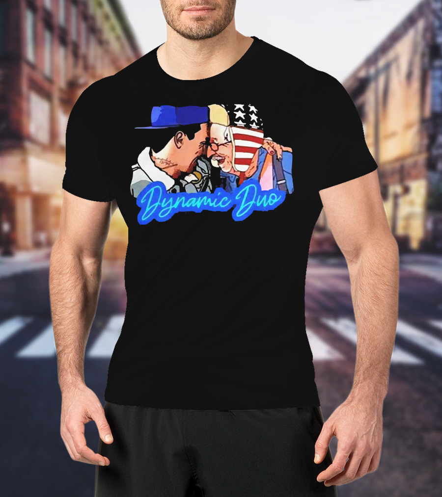 Dynamic Duo Justin Spencer Roy Small Recycled Percussion T-Shirt