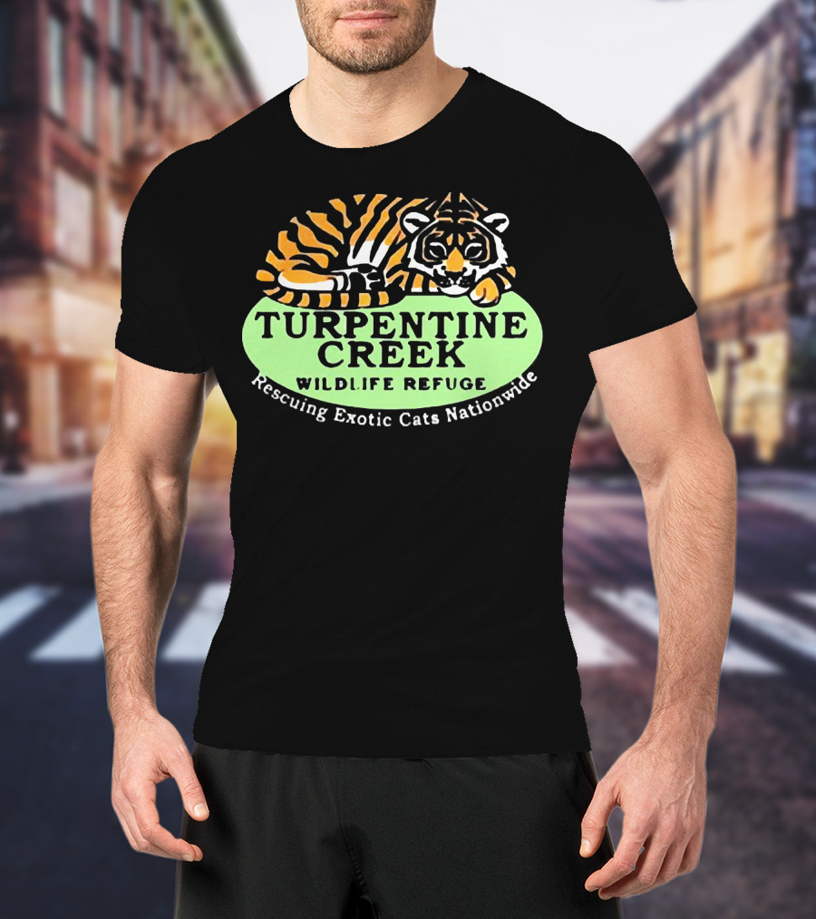 Turpentine Creek Wildlife Refuge Rescuing Exotic Cats Nationwide T-Shirt