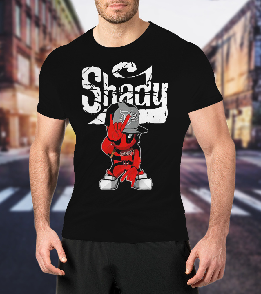 Baby Deadpool Slim Shady Rap Icon Crossover T-Shirt