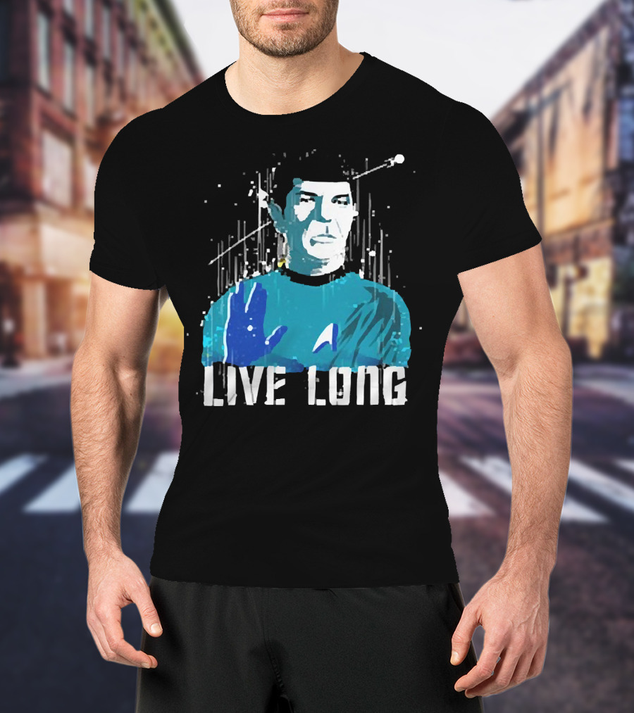 Star Trek Spock Live Long Vulcan Salute Iconic T-Shirt