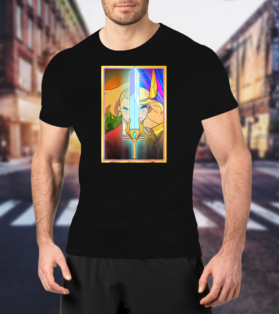 DreamWorks She Ra Adora Split Sword Transformation T-Shirt
