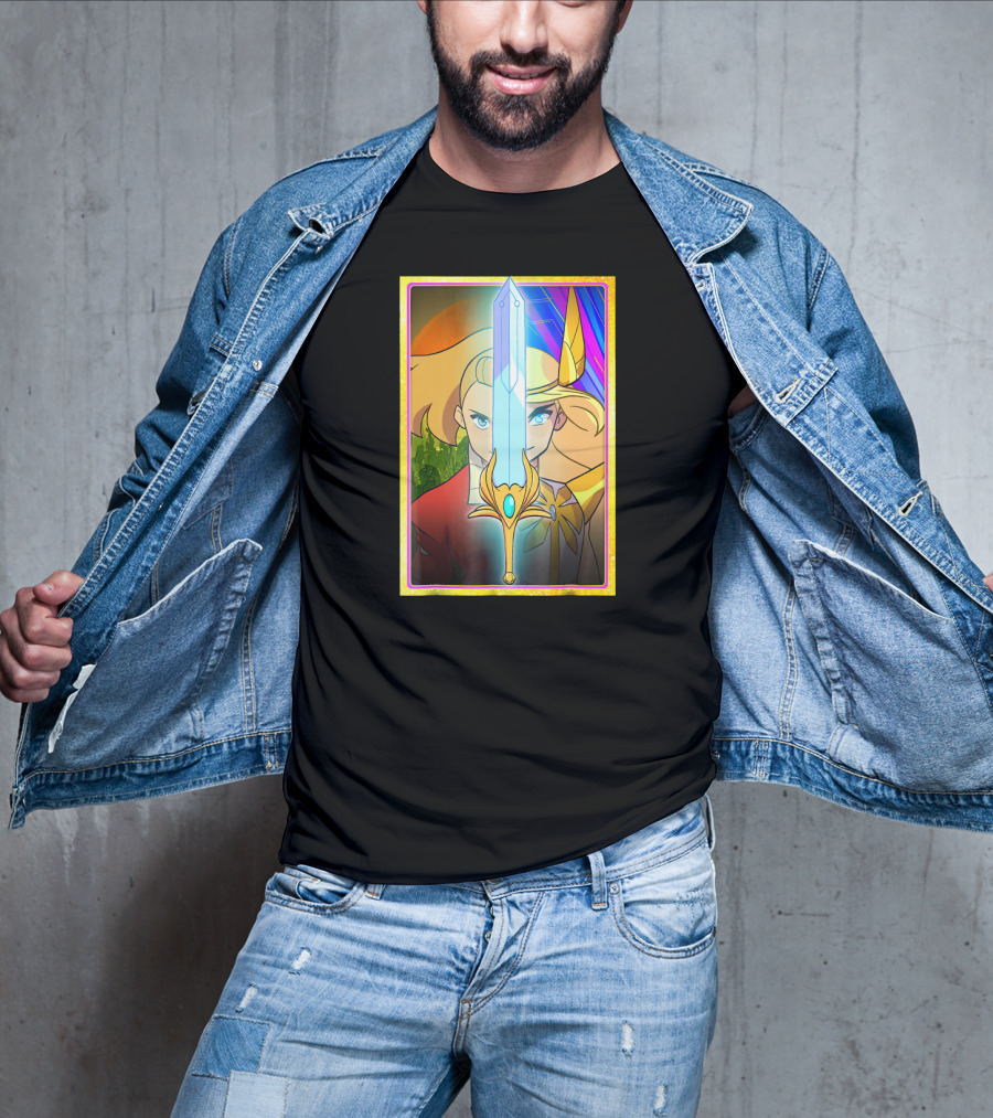 DreamWorks She Ra Adora Split Sword Transformation T-Shirt