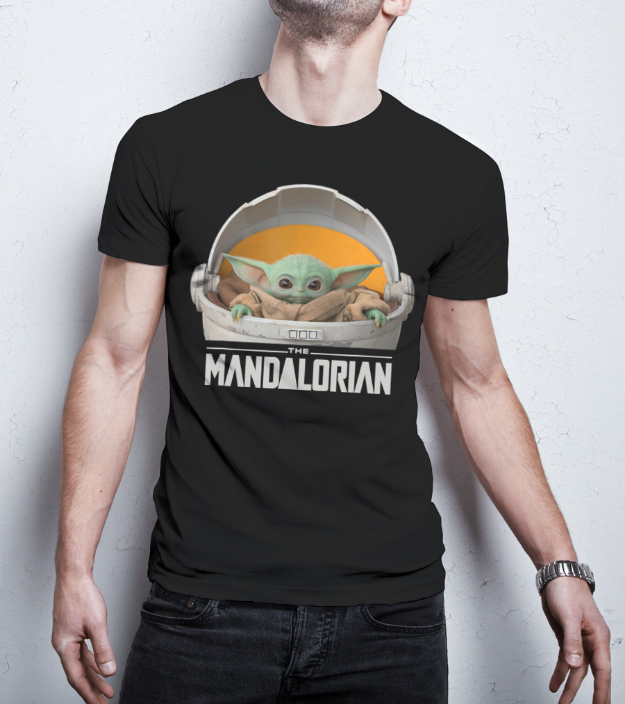 Star Wars The Mandalorian The Child In Floating Pod Iconic Character T-Shirt