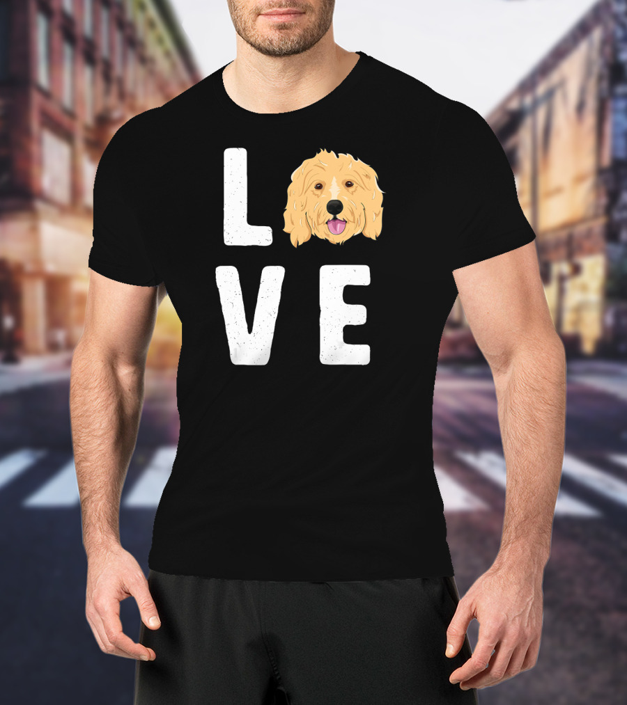 Love Goldendoodles Dog Puppy Doodle T-Shirt