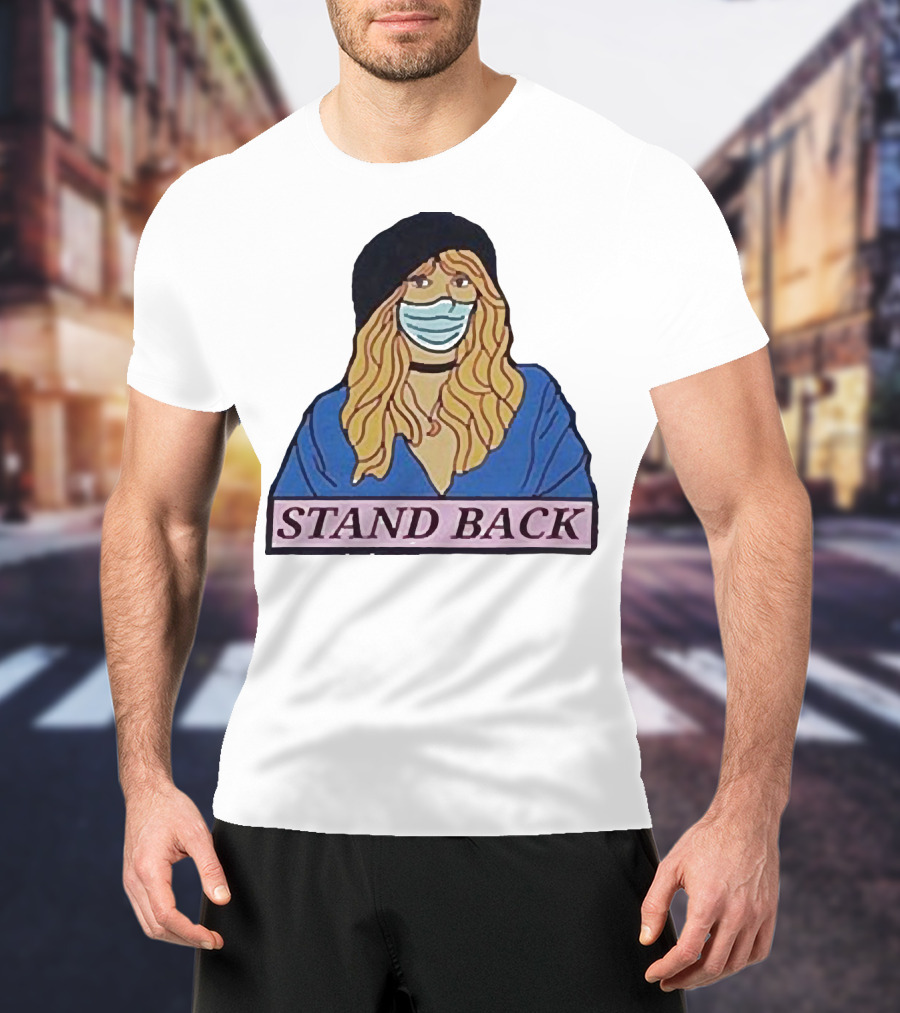 Stevie Nicks Stand Back Masked T-Shirt