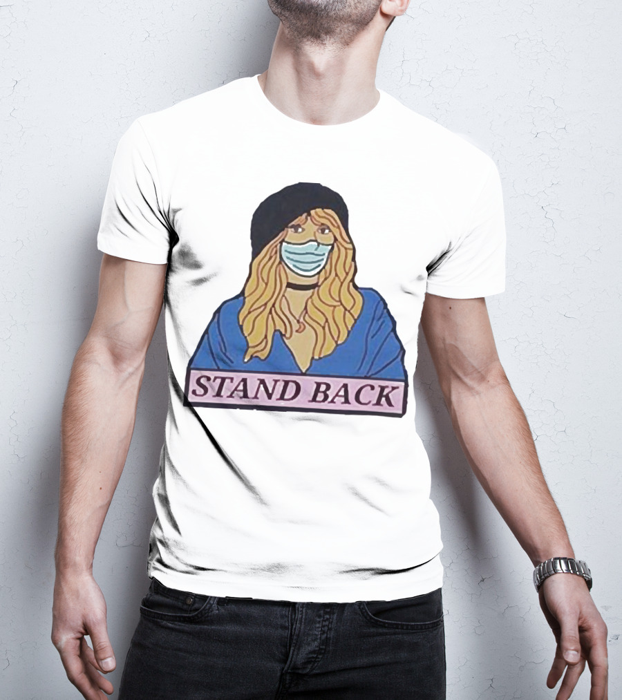 Stevie Nicks Stand Back Masked T-Shirt