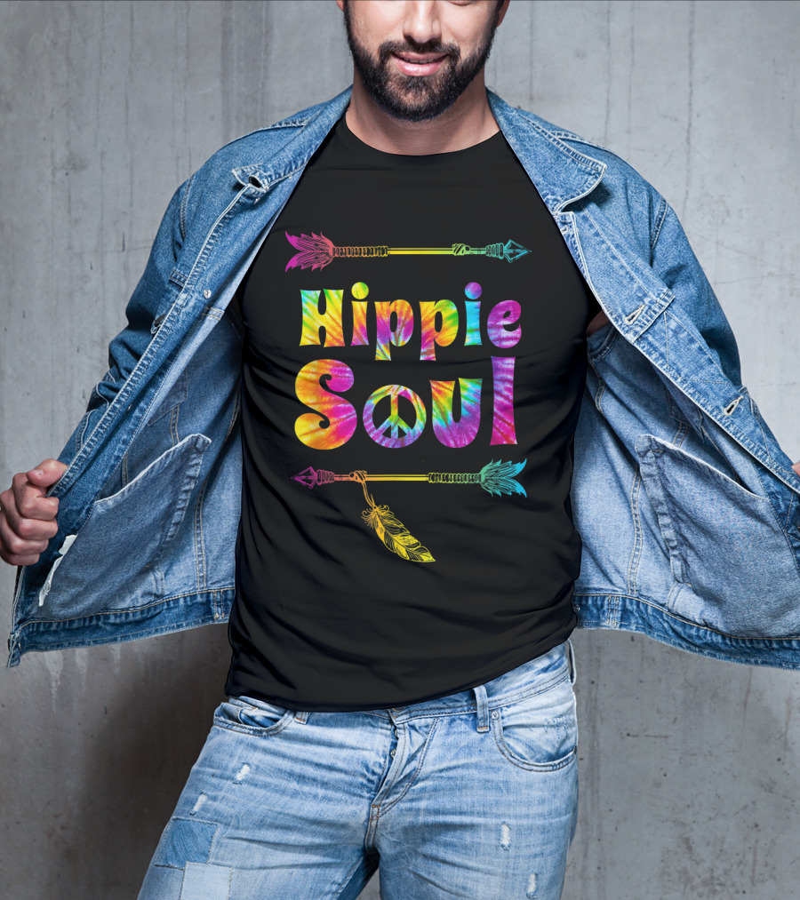 Hippie Soul Tie Dye Peace Tribal Love T-Shirt