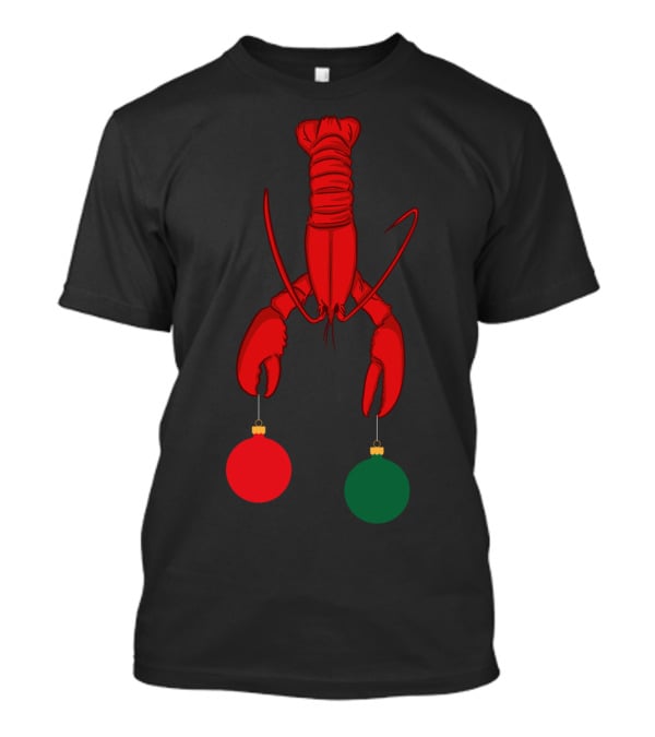 Louisiana Crawfish Cajun Holiday Ornaments T-Shirt