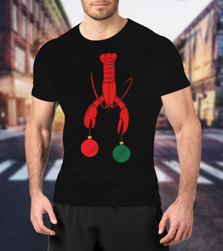 Louisiana Crawfish Cajun Holiday Ornaments T-Shirt