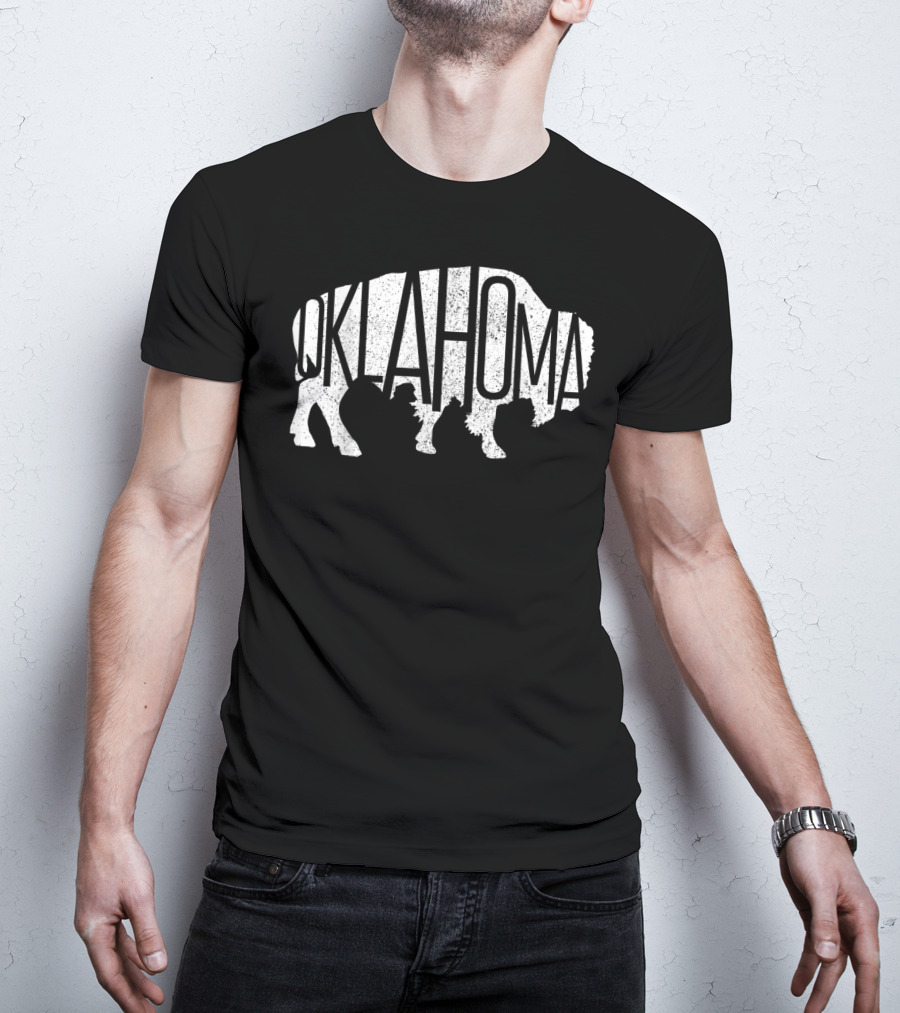 Oklahoma Bison American Buffalo National Park Iconic T-Shirt