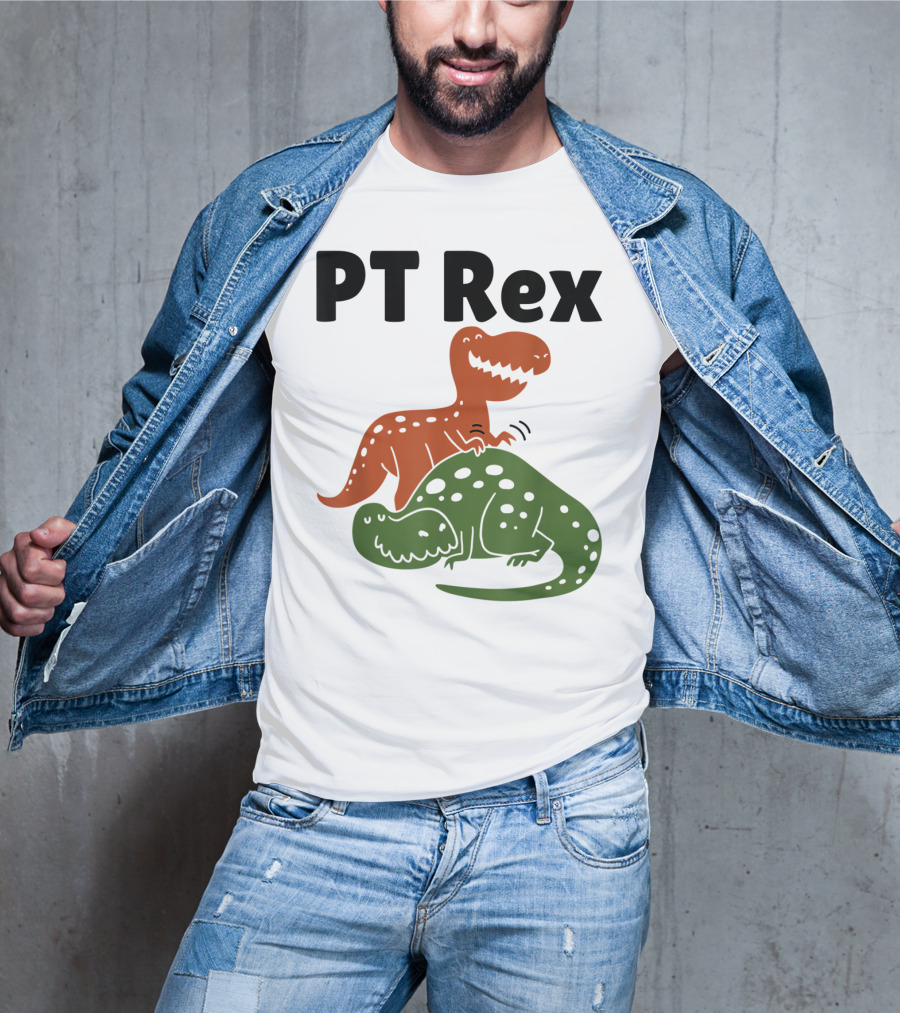 PT Rex Physical Therapist Dinosaur Humor T-Shirt