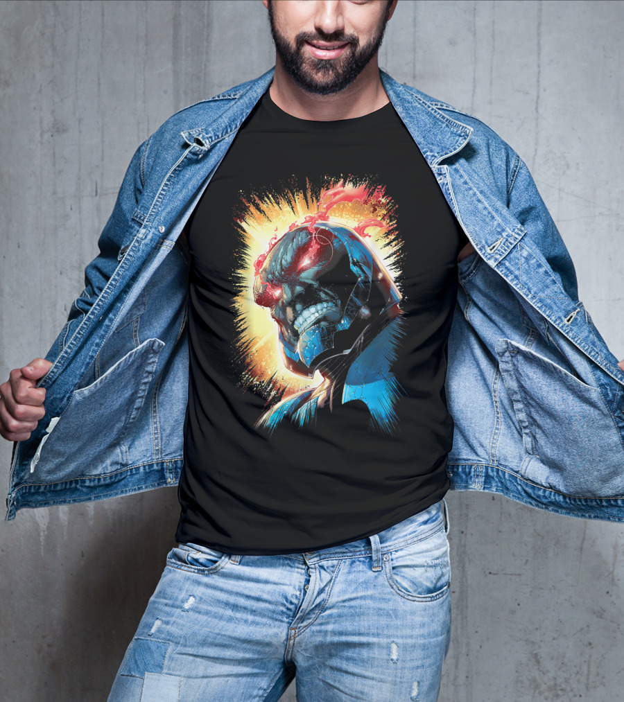 Justice League Darkseid Is Apokolips Omega Beam Wrath T-Shirt