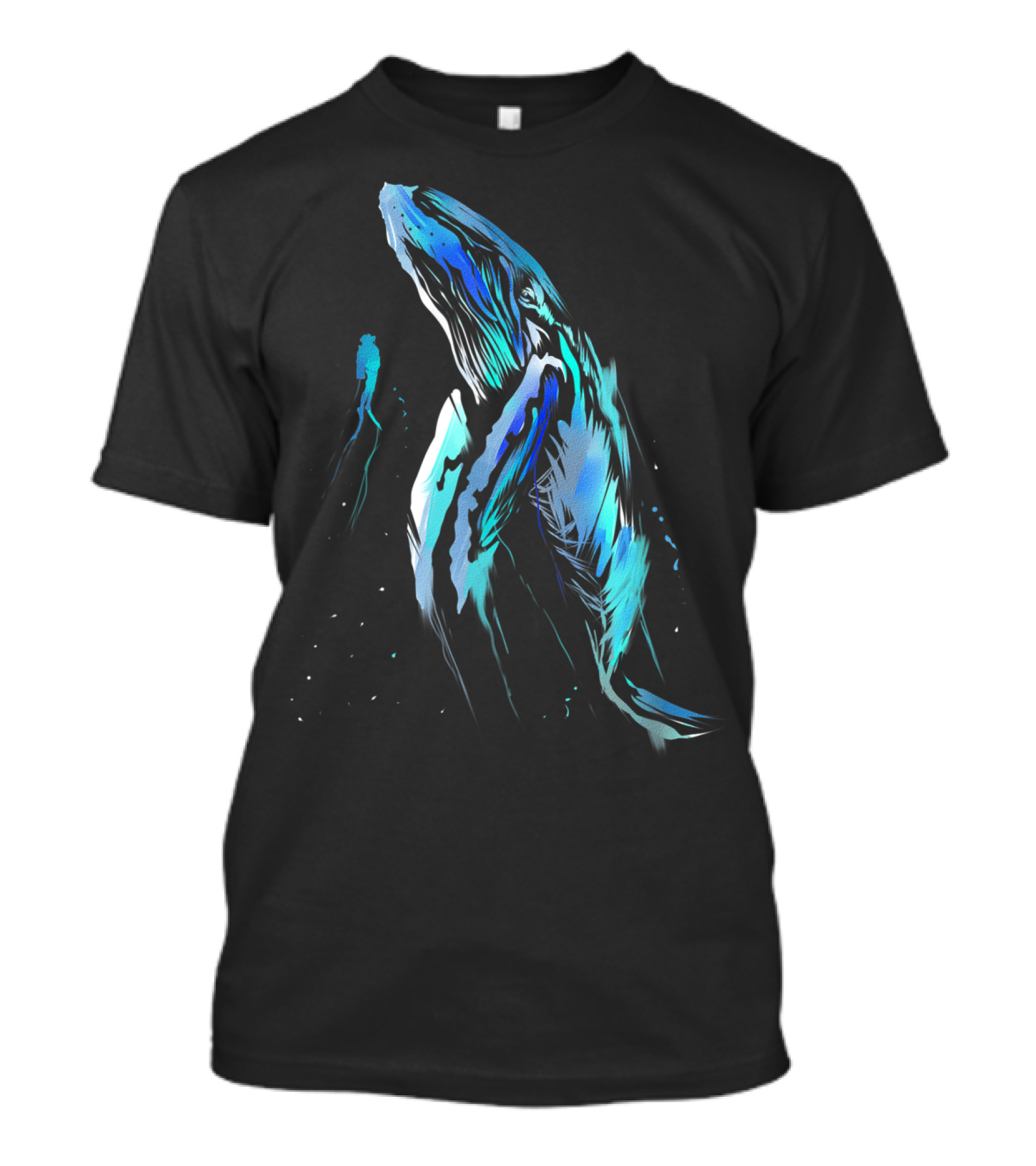Scuba Diver And Humpback Whale Ocean Adventure T-Shirt