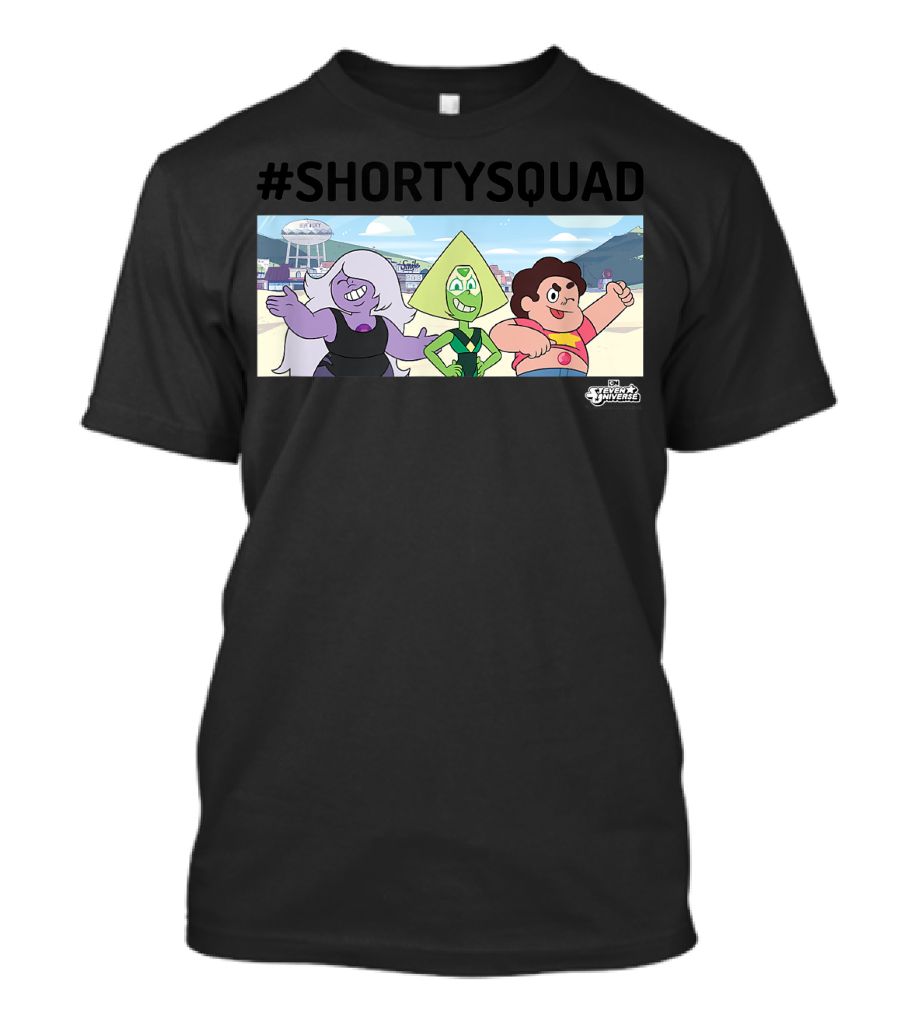 ShortySquad Steven Universe Characters Scene T-Shirt