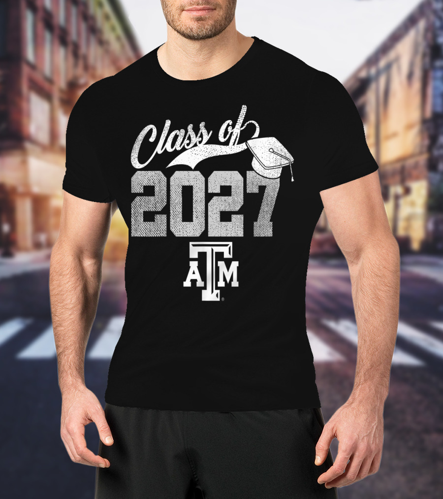 Texas A&M Aggies Class Of 2027 Graduation Team Spirit T-Shirt
