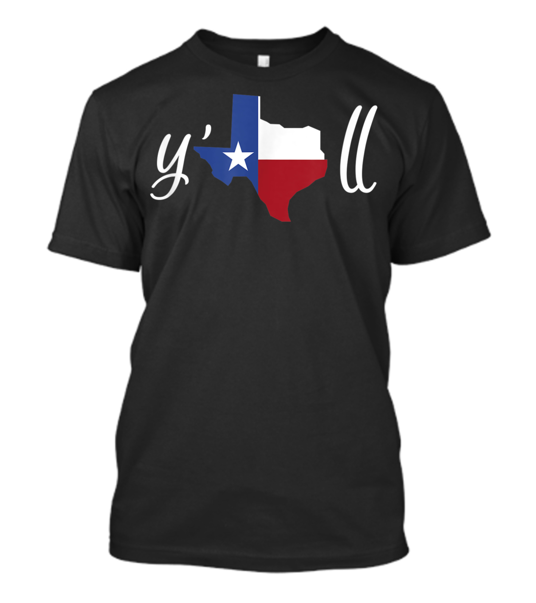 Y'all Texas Flag BBQ Lovers Slang T-Shirt