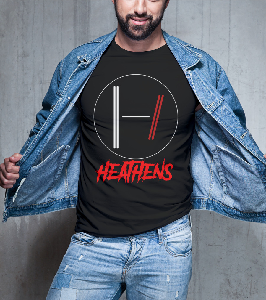 Twenty One Pilots Heathens Logo Circle T-Shirt