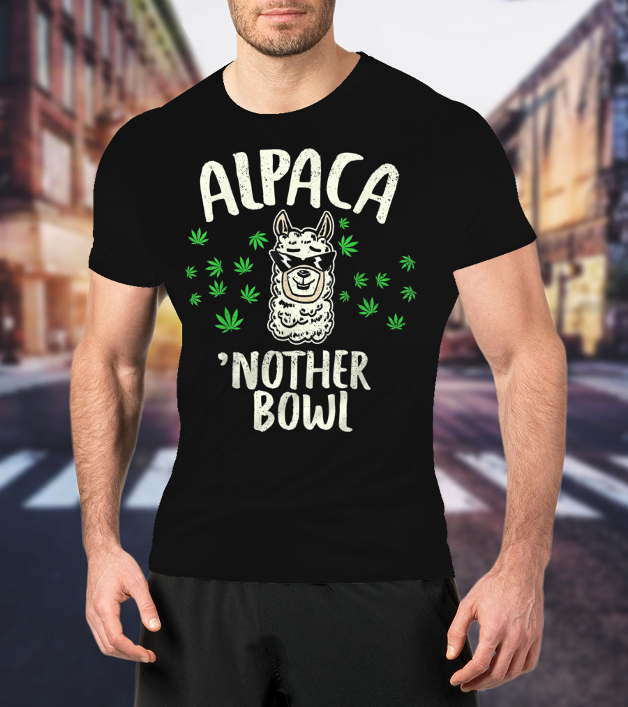 ALPACA 'Nother Bowl Funny Marijuana Weed CBD T-Shirt