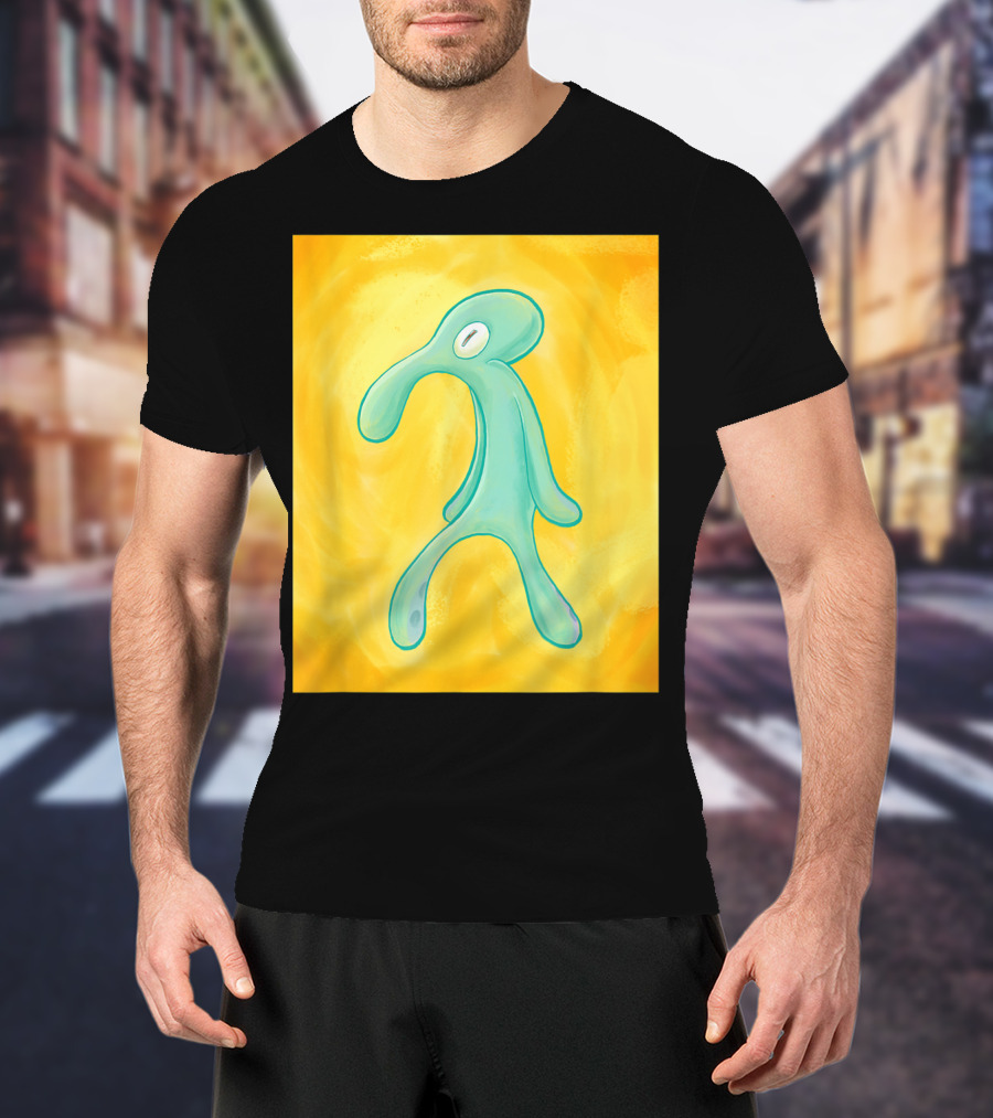 Bold And Brash Squidward Jellyfish Fields Aesthetic T-Shirt