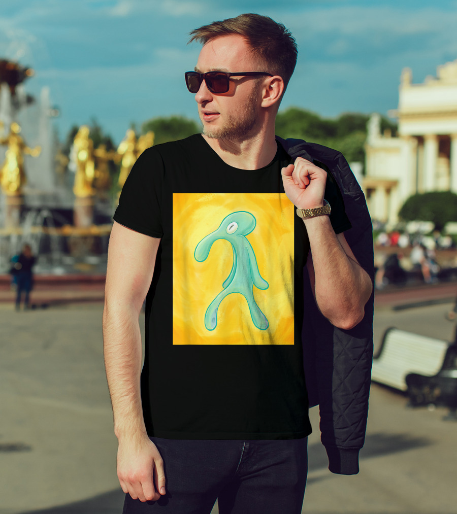 Bold And Brash Squidward Jellyfish Fields Aesthetic T-Shirt